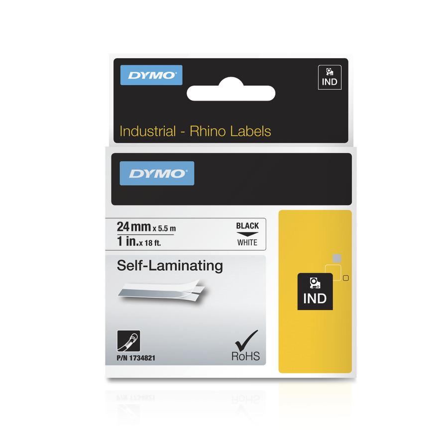 Dymo Rhino 1734821 White 1" Self Laminating Label