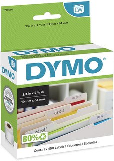 Labelife Compatible Dymo File Folder Labels Replacement for Dymo Label 30327 ( 30576 ) 9/16x 3-7/16 LW Labels for Dymo LabelWriter 450, 450 Turbo