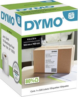 Labelcity 123500 / Dymo 30336 White 1 x 2-1/8 Multipurpose Labels