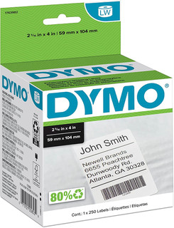 Dymo 1763982 Polyester Shipping Lab