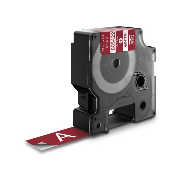 Dymo Rhino 1805422 Red Vinyl Label