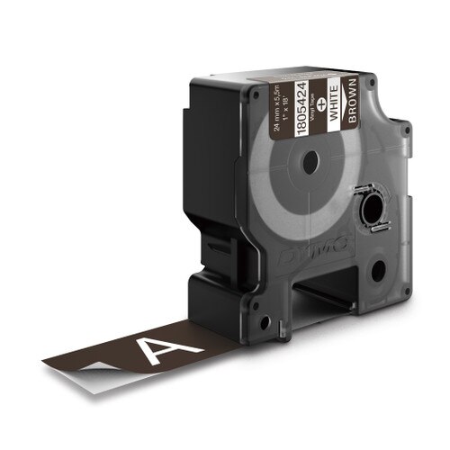 Dymo Rhino 1805424 Brown Vinyl