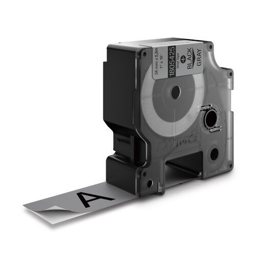 Dymo Rhino 1805425 Gray Vinyl Label