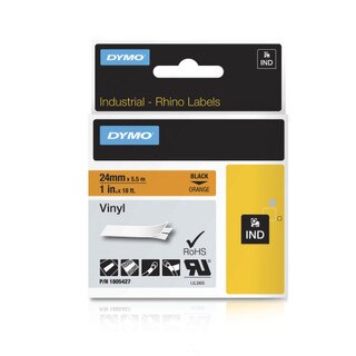 Dymo Rhino 1805427 Orange Vinyl
