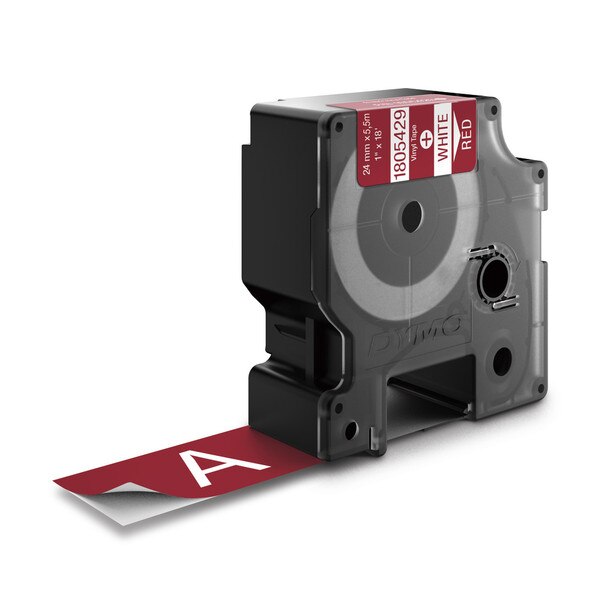Dymo Rhino 1805429 Red Vinyl Label