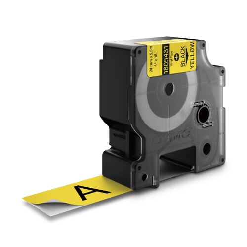 Dymo Rhino 1805431 Yellow Vinyl
