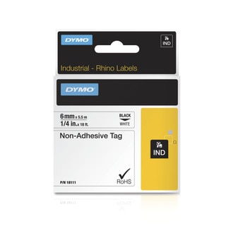 Dymo Rhino 18111 Non Adhesive Tag