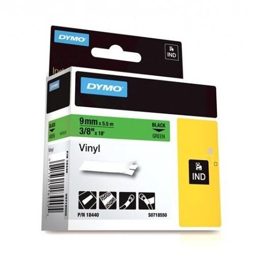Dymo Rhino 18440 Green Vinyl Labels