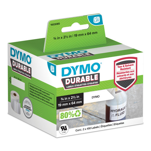 Dymo 1933085 Durable Labels