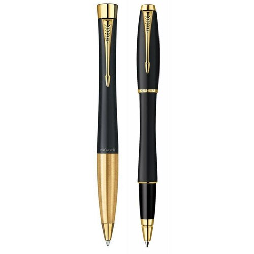 Parker Im Black GT Rollerball Gold TRIMS.