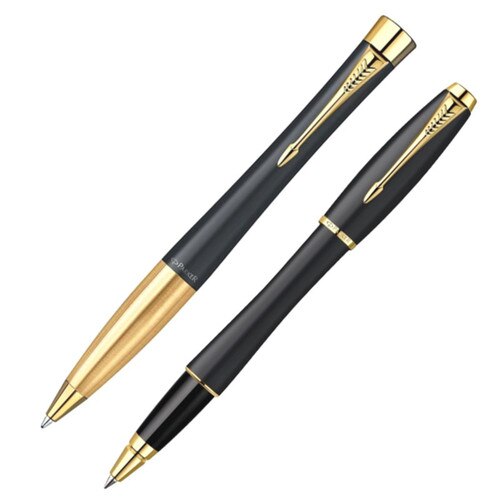 Parker Urban DUO Pen Set Muted Black with Gold Trim