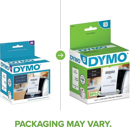 LabelValue.com | Dymo 30256 Green Shipping Labels 300 Labels per Roll, 1 Roll per Pack