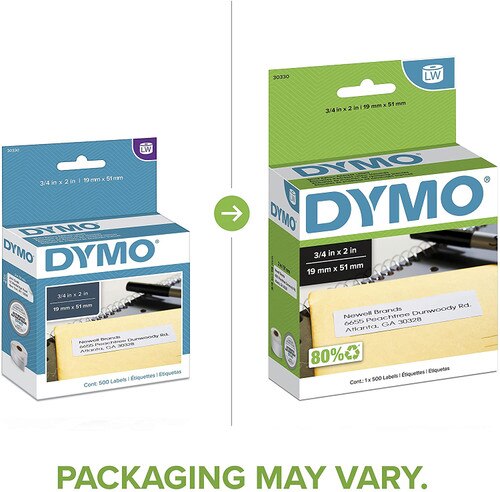  Dymo 30252 Compatible Address Labels (2 Green Rolls