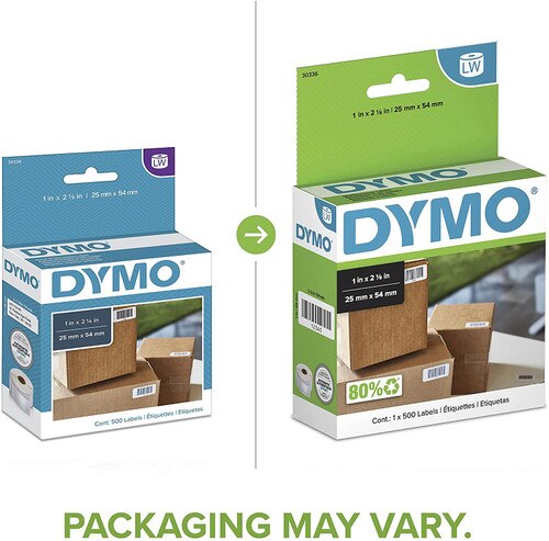 Dymo LV-30336 Durable Polypropylene Labels - 1 x 2-1/8