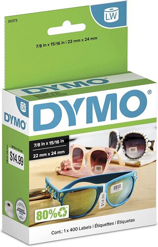 Dymo 30373 Price Tag Rat Tail Labels