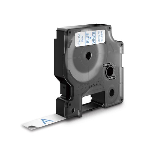Dymo 45014 D1 Blue on White Label