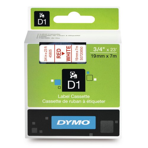 Dymo 45806 D1 Label Tape Black Blue