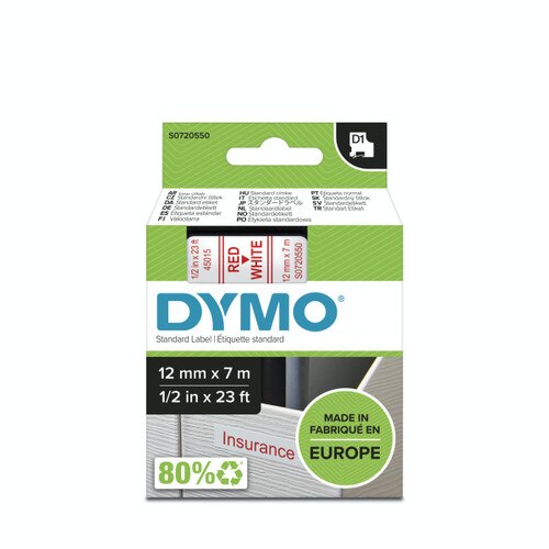 Dymo Name Badge Labels with Red Border 