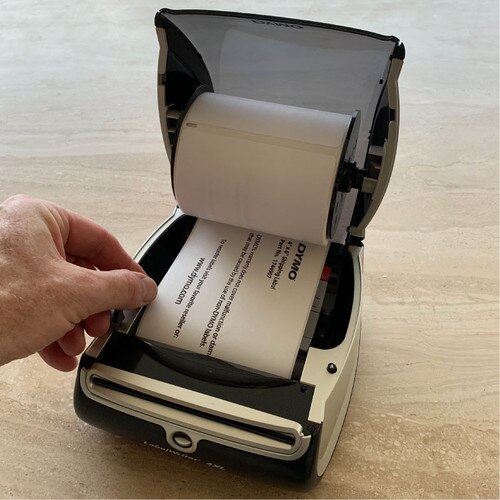 How to Load Paper Inside DYMO LetraTag 200B Label Maker 