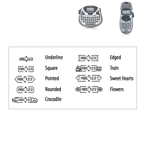 How to change font on dymo label maker